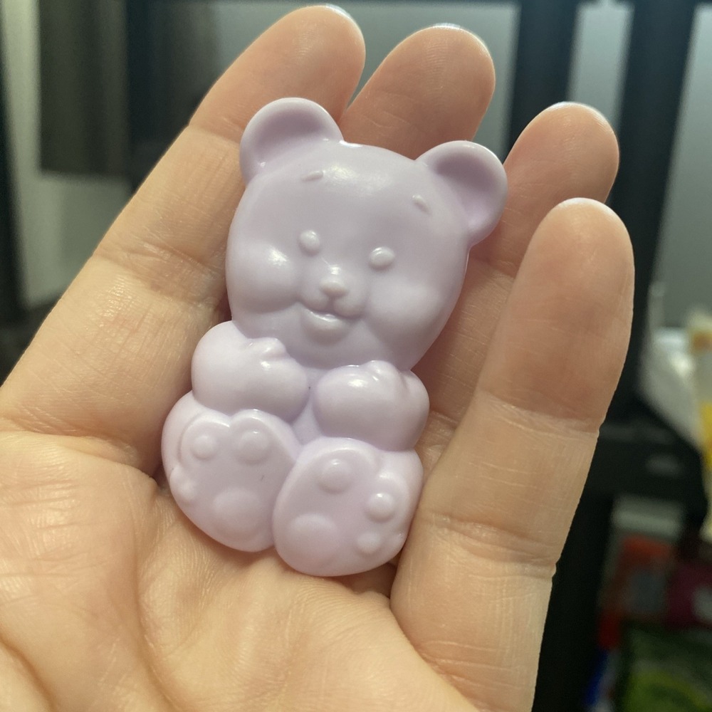 My Little Pony (G1) - Lavender Teddy Bear Brush (Cuddles/Babies/Newborn Twins)